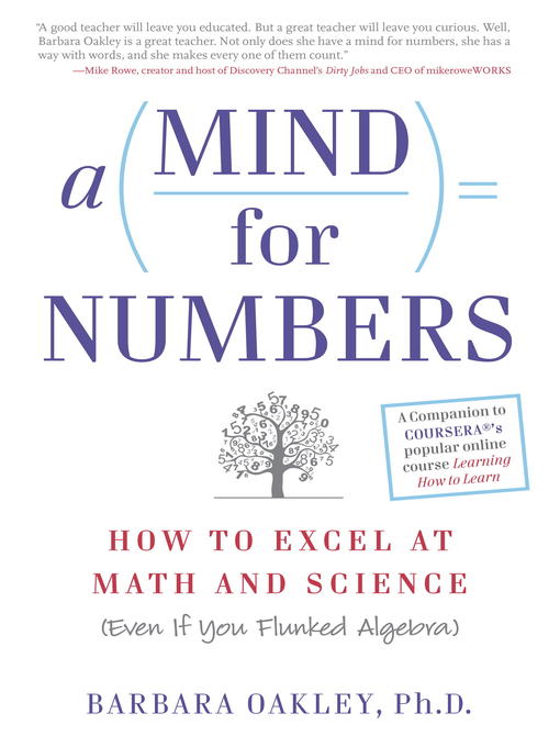 Title details for A Mind For Numbers by Barbara Oakley, PhD - Wait list